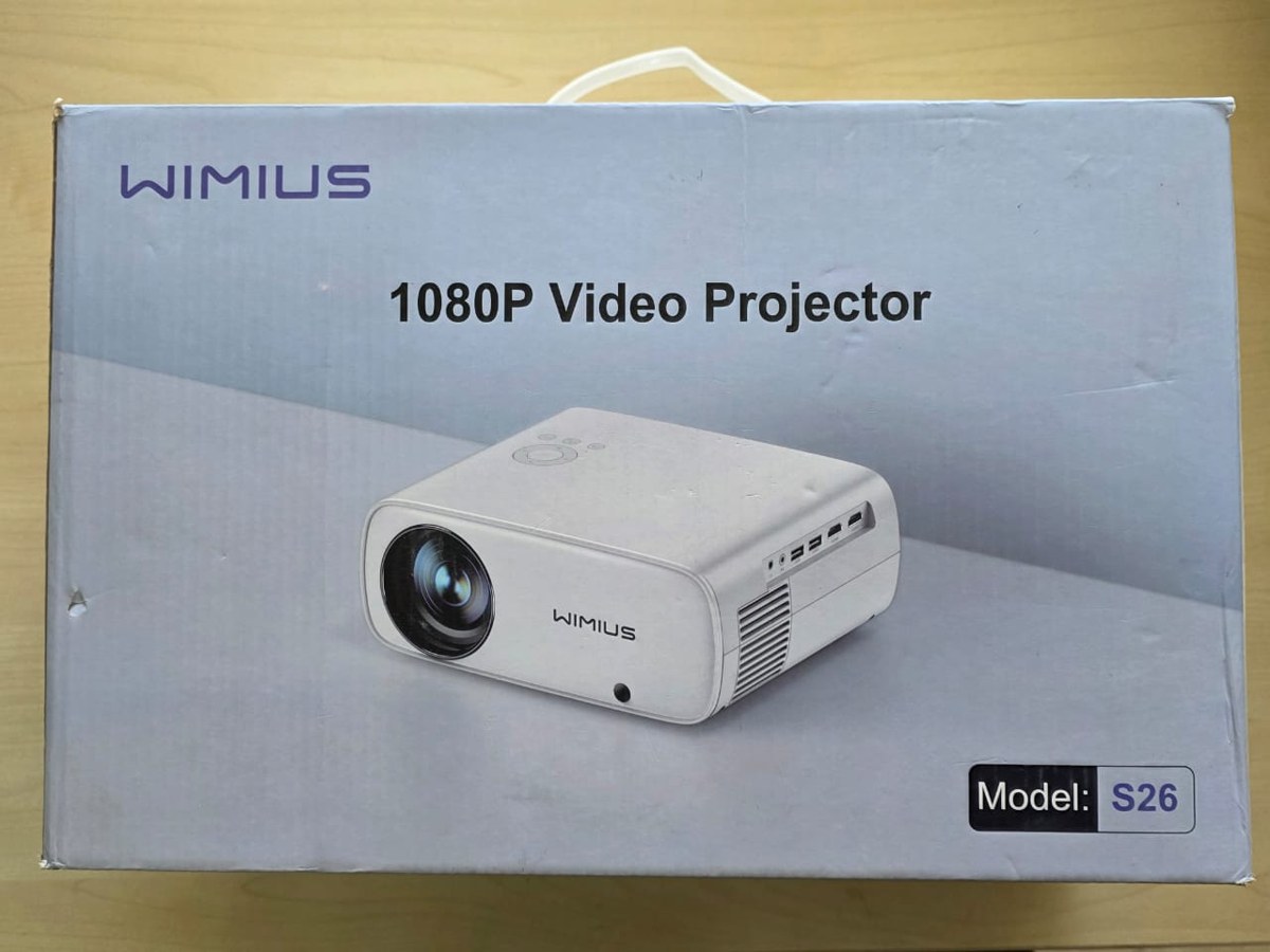 بروجكتور WiMiUS S26 — 1080P Video Projector